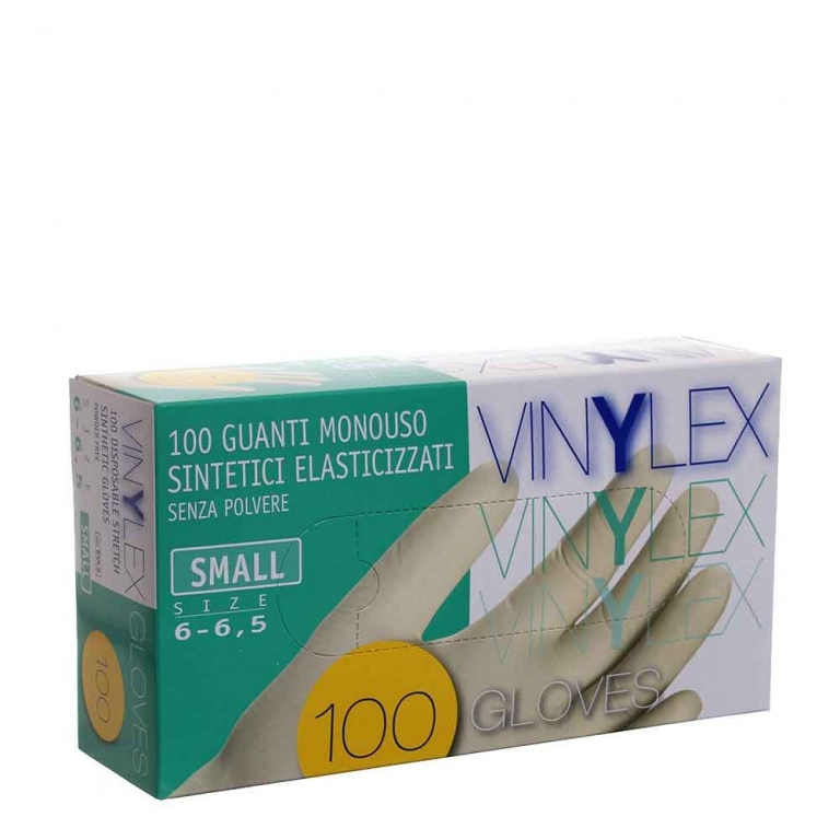 gloves vinyl gloves  small x 100